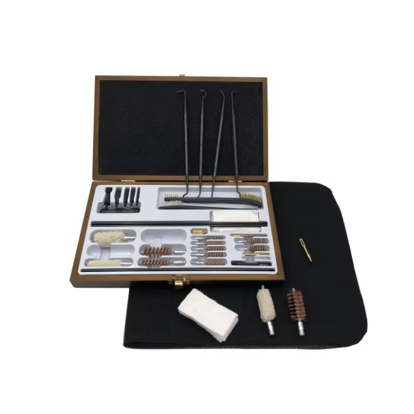 Universal Gun Cleaning Kit ing Kayu Case